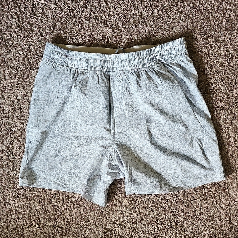 lululemon athletica Heather Gray Men's Athletic Shorts